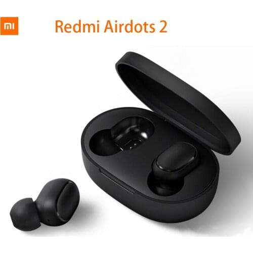 Original Xiaomi Redmi Airdots2 Xiaomi Bluetooth Wireless Stereo earphone Voice control Bluetooth 5.0 Noise reduction Tap Control