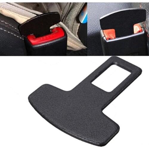 Useful Universal Car Accessories Safety Seat Belt Buckle Alarm Stopper Eliminator Clip Auto parts