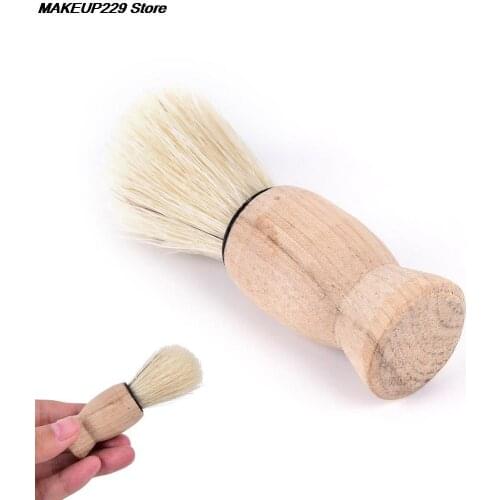 Professional Wood Handle Badger Hair Beard Shaving Brush For Best Men Father Gift Mustache Barber Tool Facial For Salon