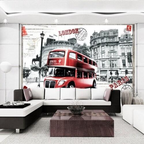 Drop Shipping Photo Wallpaper Custom Wallpaper Mural European Modern Urban Landscape Backdrop Wall Conference Room Decorative