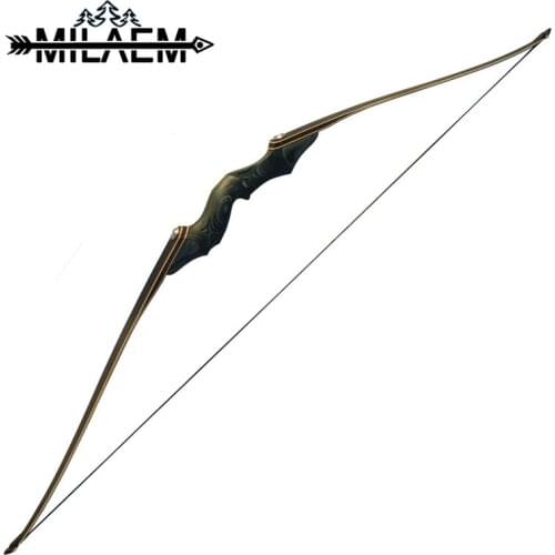 60" Archery Recurve Bow 30/35/40/45/50/55/60lbs Wooden Riser Right/Left Hand Outdoor Hunting Shooting Accessories Takedown Bow