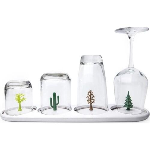 Cup Drying Rack Creative Multi-Purpose Mug Rack Coffee Cup Holder For Home Kitchen Tools Cute Plants Animal Decoration Holder