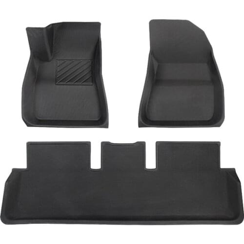TPE XPE 3D Floor Mat For Tesla Model 3 Model Y Custom Liner Fully Surrounded Mats Waterproof Non-Slip Carpet Modified 2021 New