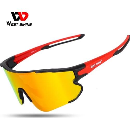 WEST BIKING 2020 New Outdoor Cycling Glasses HD Polarized Sports Bicycle Sunglasses MTB Mountain Goggles UV400 Riding Eyewear