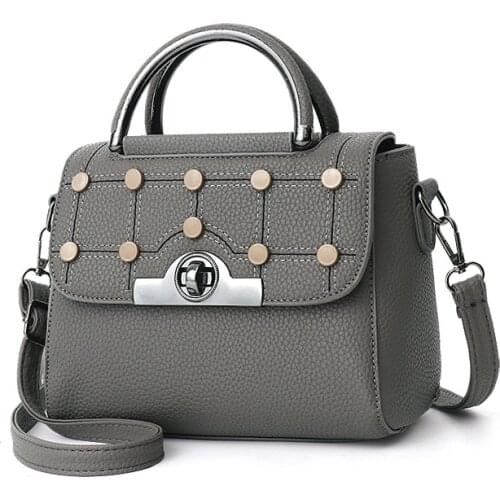 YINGPEI Brand Women PU leather Shoulder student Messenger Bag Top-Handle Women Fashion small bags Female Designer