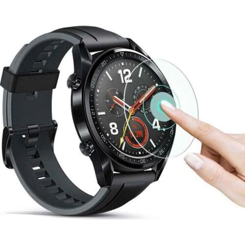 Tempered Film For Huawei Watch GT Screen Protector 2pcs Anti Explosion Transparent Protective Screen Tempered Glass Cover