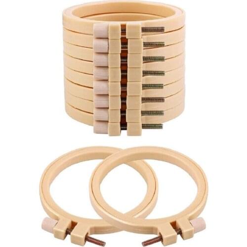 10Pcs Mini Embroidery Hoop, 8.5cm Plastic Cross Stitch Hoop, Hoop for Hand Embroidery, Hoop Frame, Cross Stitch Frame, Hoop Art
