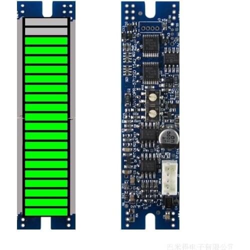 20 Segment Green LED Display Module,Can Be Used for Stereo Display Volume (A ports)