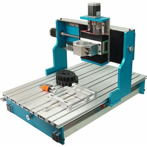 4 Axis 6040 Linear Guideway CNC Frame Kit NEMA 23 Stepper Motor for DIY CNC Router Engraving Drilling Milling Machine