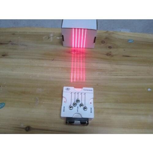5 line Red laser parallel light source/5 line red laser module/individually operation