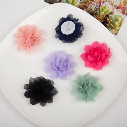 5CM Boutique Barrettes Beauty Flower Hair For Girls DIY Headdress Floral Girl Hairband Accessories