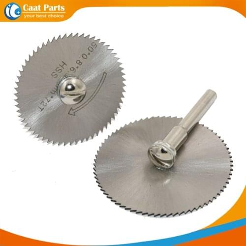 Free shipping! 60mm HSS Rotary Tools Circular Saw Blades Cutting Discs with 6mm Connecting rod,high quality