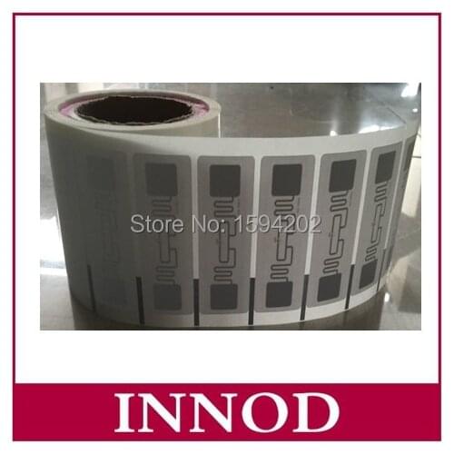 Long read range Paper EPC Class1 Gen2 alien h3 chip alien 9662 antenna rfid label sticker tag with free epc gen2 card tag sample