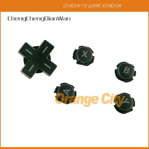 ChengChengDianWan 50sets/lot Original ABXY Button with cross Direction Button D-pad button for 3DS XL 3DS LL 3DSXL LL