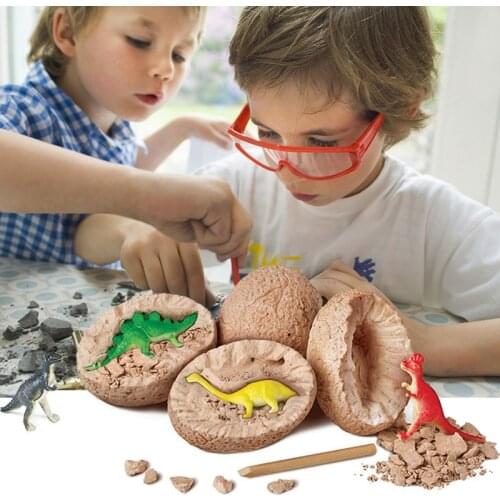 Dig Jurassic World Dinosaur Egg Tyrannosaurus Dinosaur Baby Toys Model Decoration Toys For Children Scientific Mining Toys