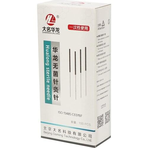 100pcs Per Pack Disposable Sterile Acupuncture Needle acupuntura ZhenJiu Needle For Single Use acupuncture massager