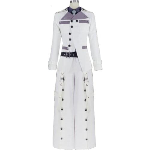 Final cosplay Fantasy VII Remake Rufus Shinra Cosplay Costume Halloween Shirt CoatTrousers Outfits 11