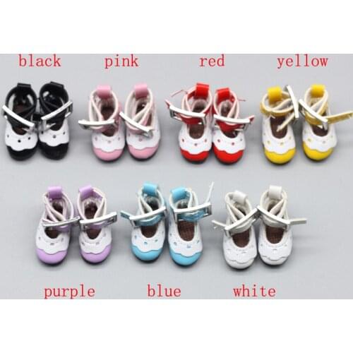 1/12 BJD Lace Shoes For blythes Dolls shoes (suitable for OB11.AZ ,licca,Pullip doll ) 2.8*1.3cm