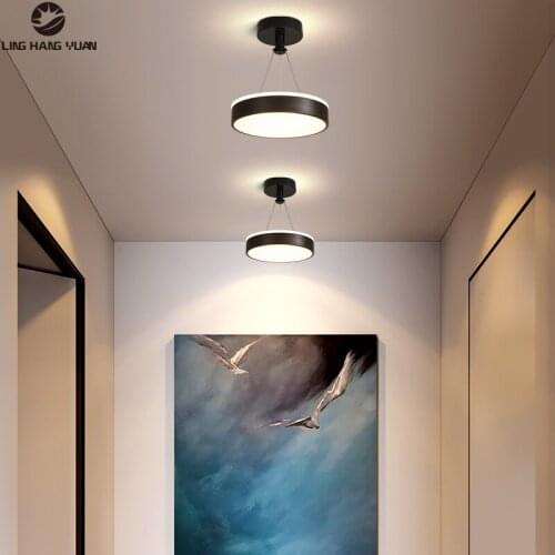 Modern Led Chandelier Lustre 12W Small Ceiling Corridor Light Aisle Lamp Chandelier Lighting for Living room Dining room Kitchen