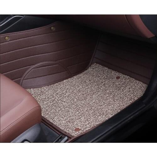 Myfmat automotive floor mats car rugs set leather pad for FIAT Palio Weekend Siena Perla CITROEN Elysee Picasso quatre triomphe