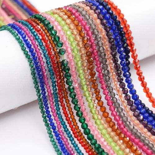 Natural Faceted Crystal Cat Eye Beads for Jewelry Making Bulk DIY Bracelet Necklace Earring Charms Accessories 2/3/4 MM 15