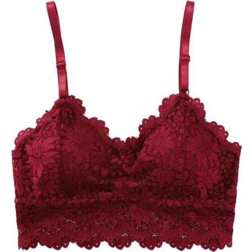 Lingerie Intimates Yoga Sport Bra Women Underwear Wireless Back Lace Sports Bra Soft Brassiere Fitness Gym Sportswear Women