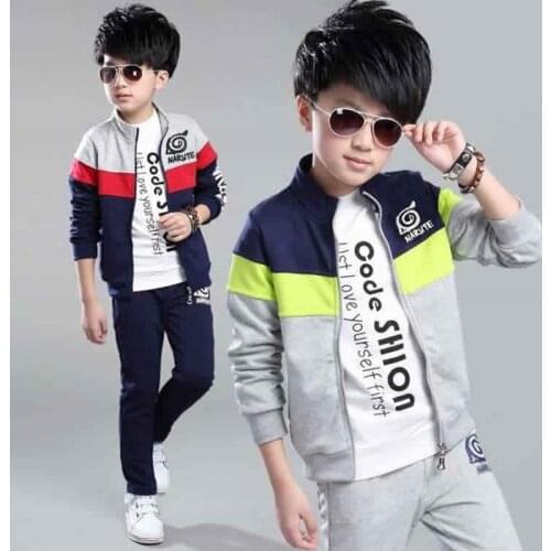Teen Boys Girls Autumn Clothes Sport Suit Kids Clothing Cartoon Printed Long Sleeve Girl Coat Pants 2 Pcs/Set 5 6 8 10 12 Years