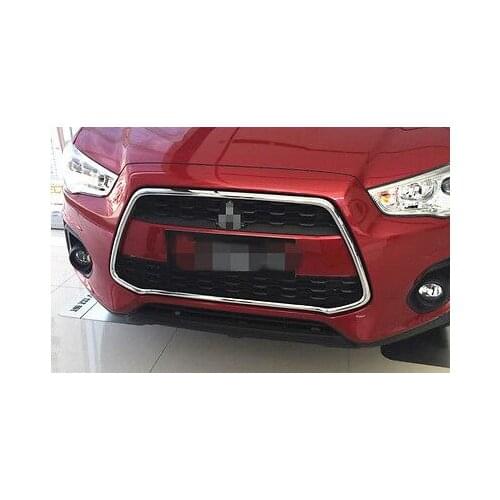 ABS Chrome Front Grill Grille Frame For Mitsubishi ASX/Outlander Sport 2013-2015