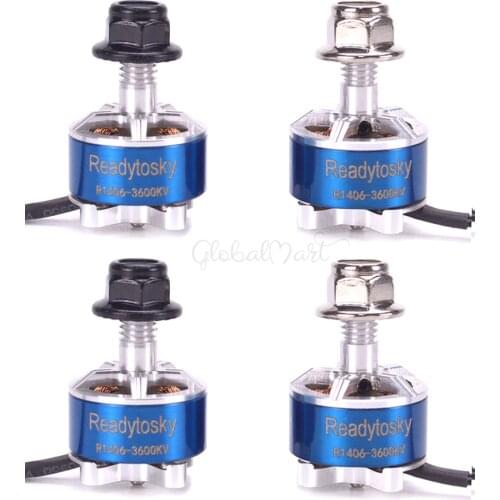 Readytosky 1406 3600KV 2-4S CW CCW Brushless Motor for 130mm 150mm RC Models Quadcopter Frame FPV Racing Drone
