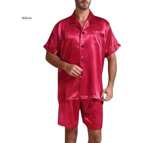 Летние мужские пижамы Rebicoo China At AliExpress