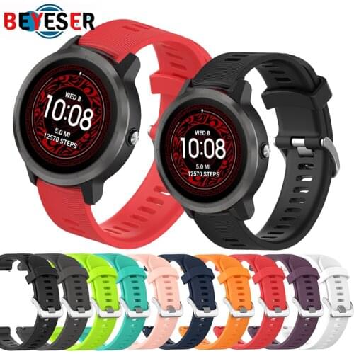 20mm Sport Straps For Garmin Vivoactive 3 Forerunner 645 music 245 245M Venu SQ Move Watch band Strap Accessories Belt wristband