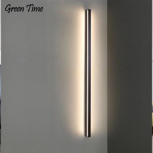 120CM 100CM Modern Led Home Wall Light For Living room Bedroom Staircase Bedside Light Metal Sconce Wall Lamp Luminaires Black