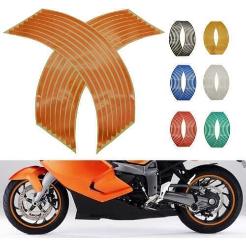 Motorcycle Wheels Stickers Decoration Stripe 3D Reflective Rim Sticker For Ducati MONSTER S2R 800 MONSTER 900 M 400 600 620 750