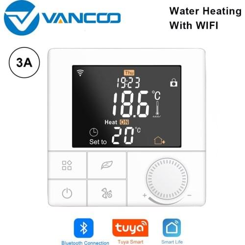 Vancoo Tuya WIFI Thermostat 3A Smart Home Control Water floor Heating for Temperature Controller Thermoregulator Work with Alaxe