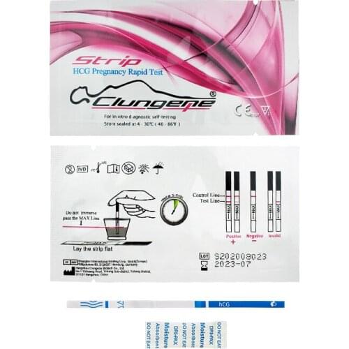 20PCS Pregnancy Urine Test Strip Household Ovulation LH Test Strip Kit Rapid Test High Accurate