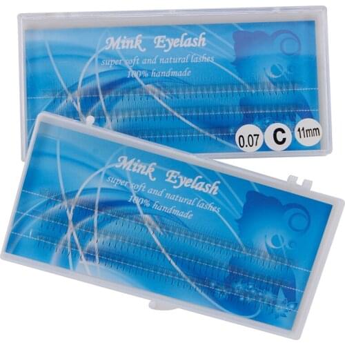 5packs/lot Individual Lashes 0.07 C curl False Eyelash Extension 3D