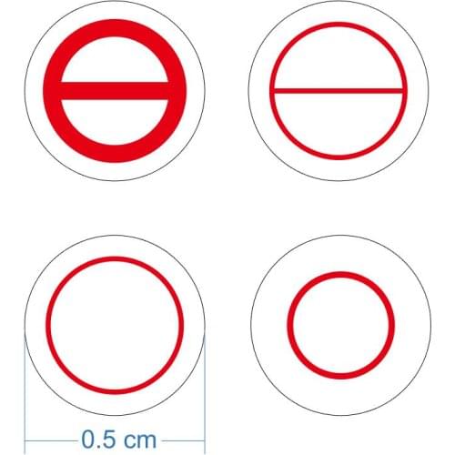 50000pcs 0.5cm diameter Screw hole seals Warranty void if seal broken, 3 type of do not enter,Item No. V28
