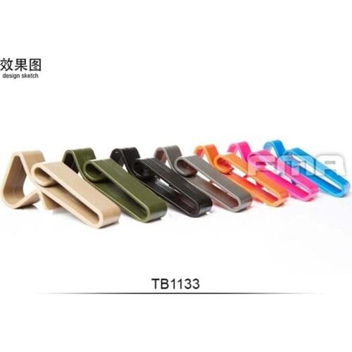 Free Shipping 3 Pieces Multiple Colour FMA Tactical Outdoor Sports ABS Universal Belt Hook