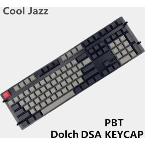 Free shipping Dsa keycaps blank printed 108 87 61 thick pbt for mechanial keyboard Dsa profiles ISO ANSI layout