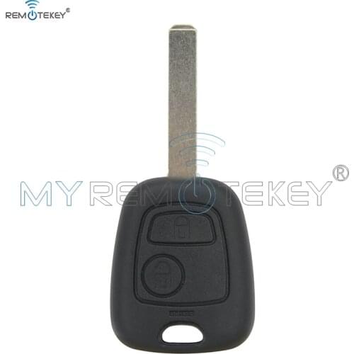 Remtekey 2 Buttons VA2 Uncut Blade Remote Car Key Case Shell Fob For Citroen C1 C2 C3 Pluriel C4 C5 C8 Xsara Picasso Cover