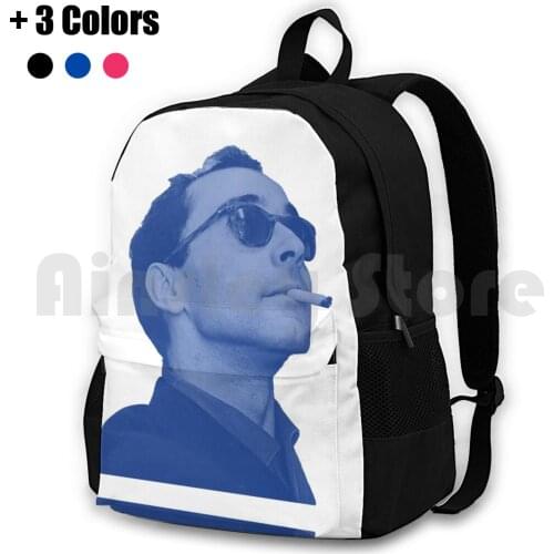 Jean-Luc Godard Design Outdoor Hiking Backpack Waterproof Camping Travel Jean Luc Godard Cinema Film French Godard Anna Karina