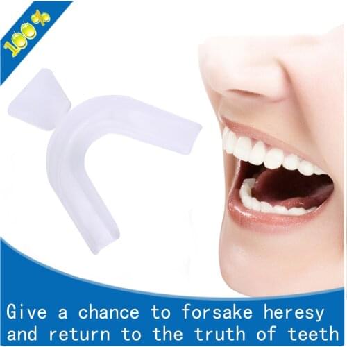 Hot Selling 1 pair New Transparent Thermoforming Mouth Whitening Trays Dental Teeth dental equipment New