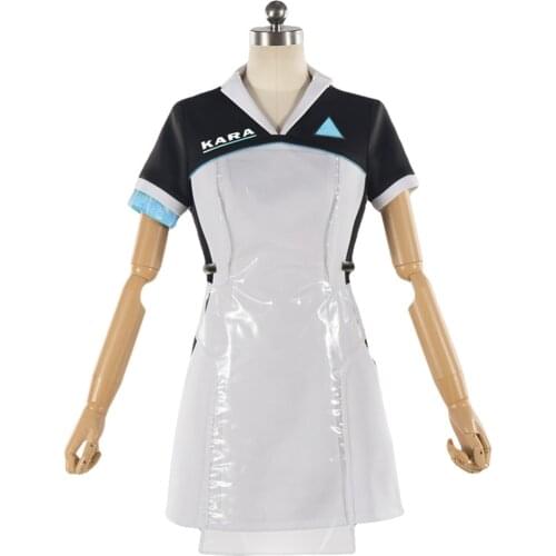 DBH KARA Cosplay Costume Code AX400 Agent Outfit Girls Cute Dress for Halloween