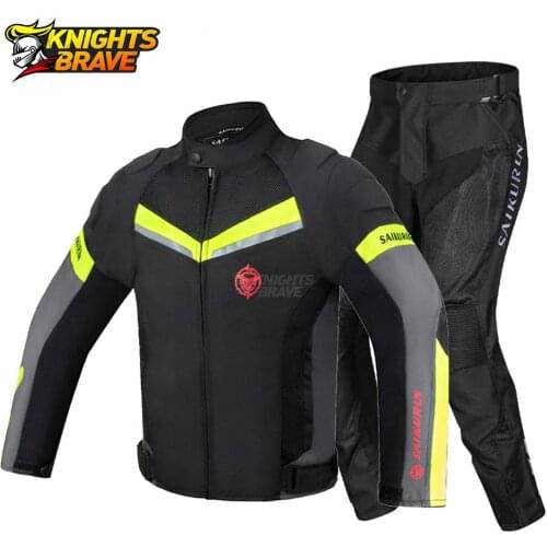 Motorcycle Jackets Men Moto Motocross Enduro Racing Jacket Breathable Mesh Motorbike Clothing Protection Jaqueta Motoqueiro