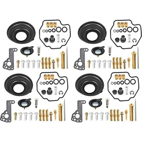 4-Pack Carburetor Repair Kit Diaphragm Air Cut-Off Valves Replacement for 1985-2007 Yamaha Vmax V-MAX 1200