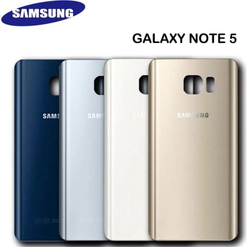 Official Samsung Glass Housing Battery Back Cover Rear Door Case Replacement Part Adhesive For Galaxy Note 5 SM-N920F N920P