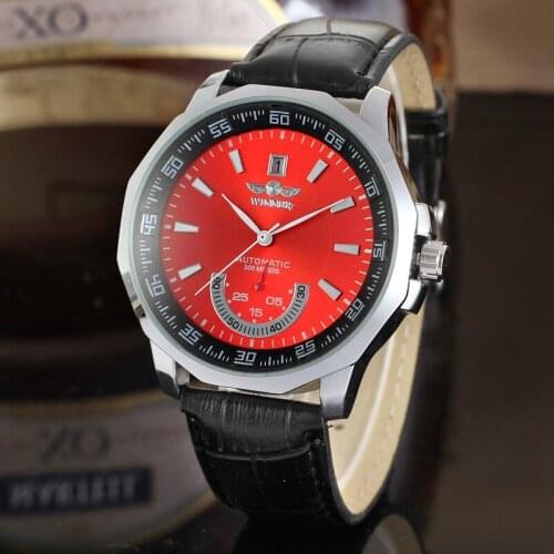 Winner Calendar Display Steampunk Mechanical Watches Top Brand Luxury Luminous Hands Military Sport Clock Relojes Montre Homme