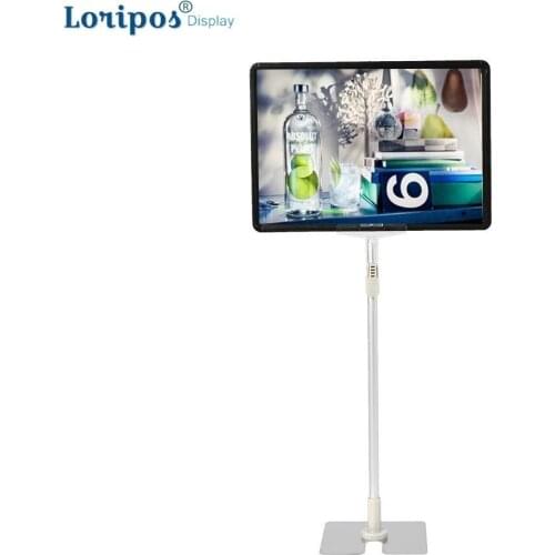 Fashion Stainless Steel Pop Advertising Poster Display Stand Rack A4 Frame Price Tag Sign Label Promotions Card Showing Holder