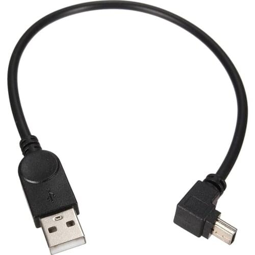 Top Black USB2.0 Type A to mini USB B male cable 5pin 480Mbps data cable for mobile phone GPS DVR digital camera MP3 MP4 etc