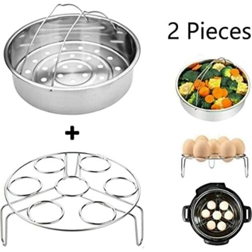 Rice Cooker Flash Pot Accessories Egg Rack Steamer Basket Set W 8.85 Inches X H 2.36 Inches